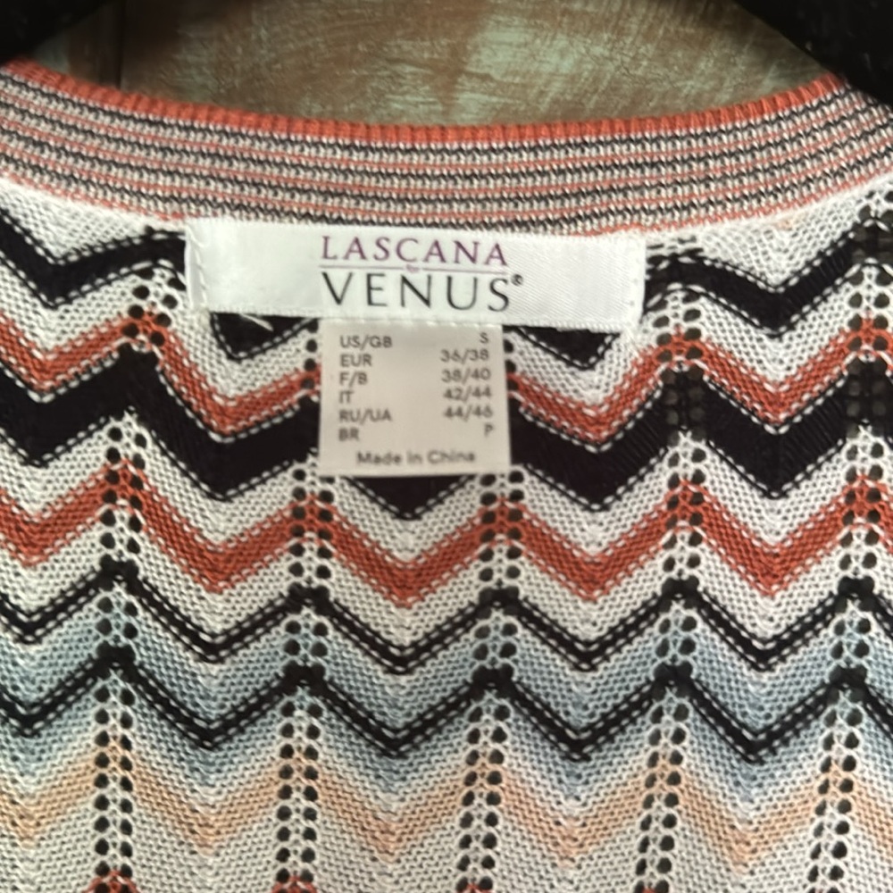 Venus Lightweight Knit, Chevron Pattern, Sweater … - image 4